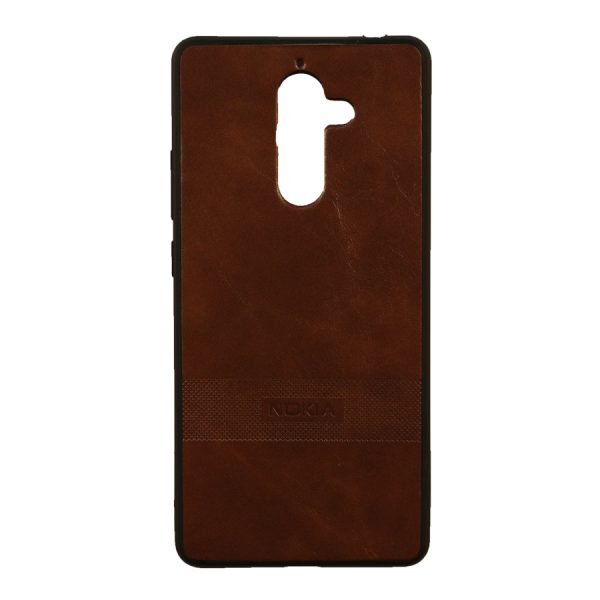 خرید قاب طرح چرمی نوکیا Leather Cover For Nokia 7 Plus