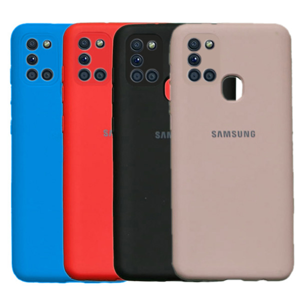 قاب سیلیکونی محافظ لنزدار سامسونگ مدل Samsung Galaxy A21S