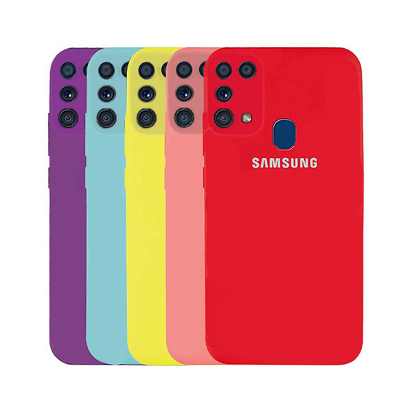 قاب سیلیکونی محافظ لنزدار سامسونگ Silicone Case Samsung Galaxy M31