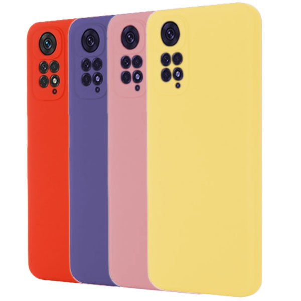 قاب سیلیکونی محافظ لنزدار شیائومی مدل Silicone cover for Xiaomi Redmi Note 11 4G