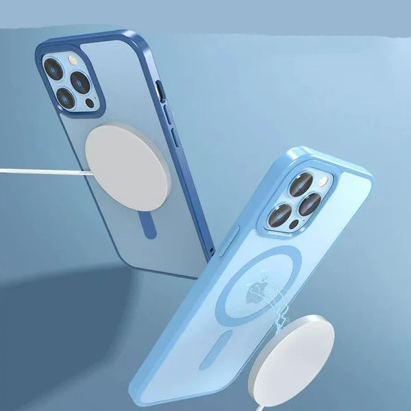 قاب پشت مات محافظ لنزدار مگ سیف دار Iphone 15 pro مدل KWI-NI