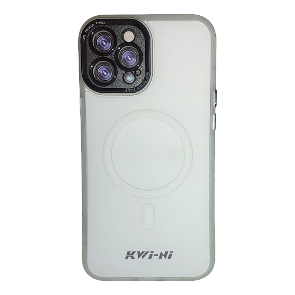قاب پشت مات محافظ لنزدار مگ سیف دار Iphone 15 promax مدل KWI-NI