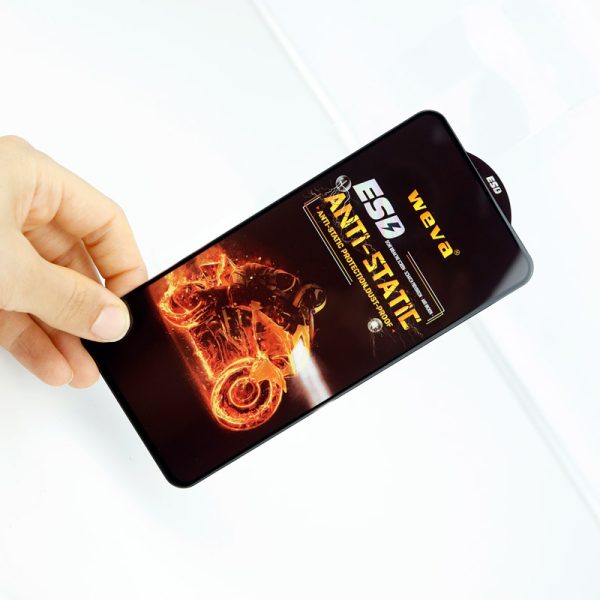 گلس تمام صفحه شیشه ای weva anti static برای شیائومی Poco M3 pro